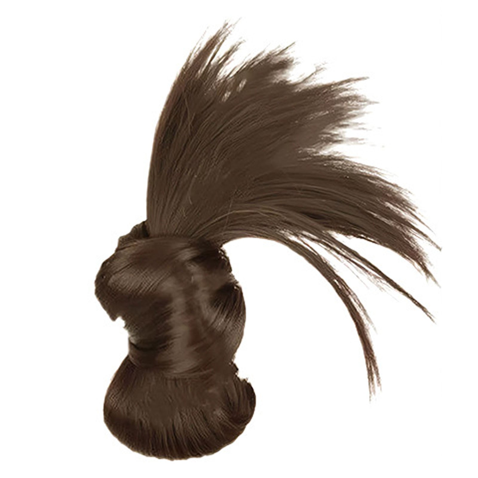 thumbnail image 2 of Postizo con moño desordenado con plumas, clip para moño desordenado, peluca con moño desordenado, coleta, extensiones de pelo, accesorios para el pelo, 2 of 2